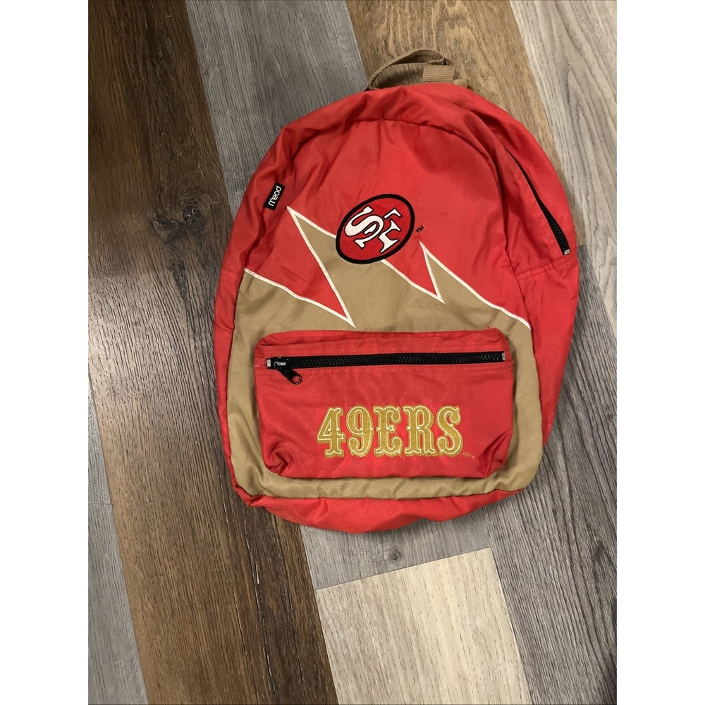 VTG 90s San Francisco 49ers Mead "Shark Tooth" Backpack – Ultra Rare Holy Grail